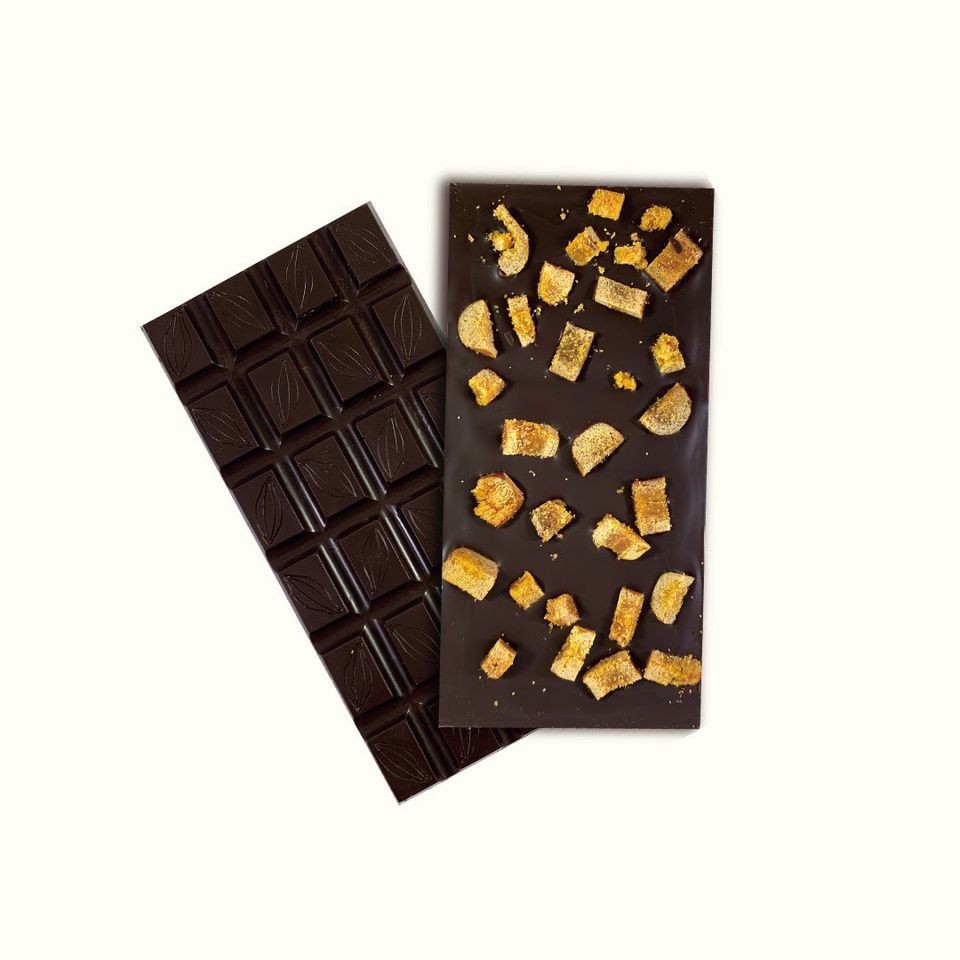 烏魚子黑巧克力磚